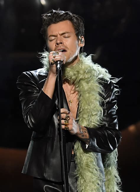 Raj. 15, 1444 AH ... Harry Styles grandma superfan Reina, 78, steals the show giving singer his Grammy Award ... Harry Styles was one of the big winners at Sunday ...